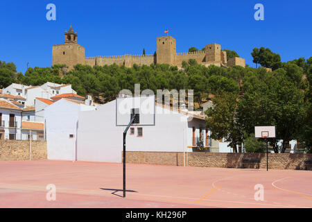 Das 14. Jahrhundert Alcazaba (Festung) von Antequera, Spanien Stockfoto