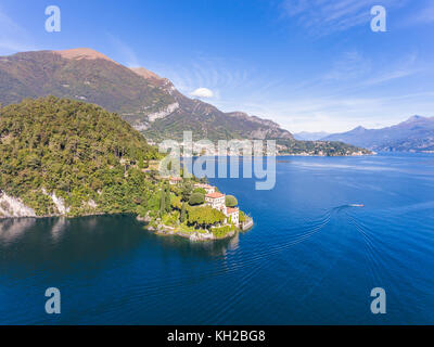 Villa Balbianello, der Comer See in Italien Stockfoto