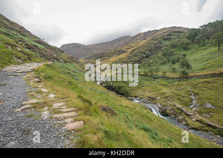 Watkins Trail Snowdon Stockfoto