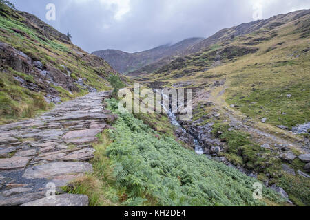 Watkins Trail Snowdon Stockfoto