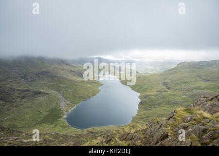 Watkins Trail Snowdon Stockfoto