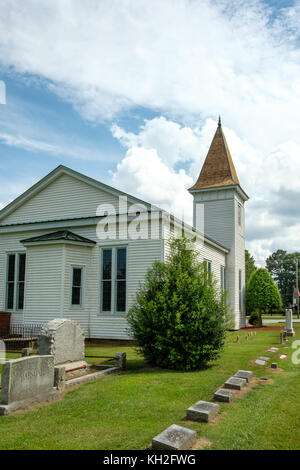 Wesley Kapelle vereinigte methodistische Kirche, 220 Kings Highway, Suffolk, Virginia Stockfoto