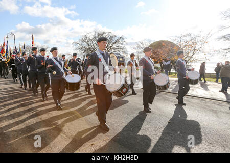 Southend, England. 12 Nov, 2017. 12 Nov, 2017. Tag der Erinnerung an das Ehrenmal, Southend. Penelope Barritt/Alamy Live News Credit: Penelope Barritt/Alamy leben Nachrichten Stockfoto