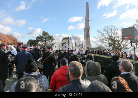 Southend, England. 12 Nov, 2017. 12 Nov, 2017. Tag der Erinnerung an das Ehrenmal, Southend. Penelope Barritt/Alamy Live News Credit: Penelope Barritt/Alamy leben Nachrichten Stockfoto