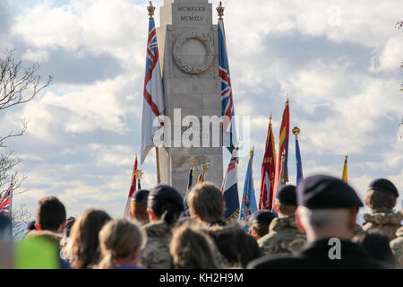 Southend, England. 12 Nov, 2017. 12 Nov, 2017. Tag der Erinnerung an das Ehrenmal, Southend. Penelope Barritt/Alamy Live News Credit: Penelope Barritt/Alamy leben Nachrichten Stockfoto