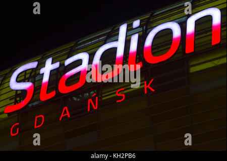 Stadion Energa Danzig in Danzig, Polen. 12 Nov, 2017. Credit: Wojciech Strozyk/Alamy leben Nachrichten Stockfoto