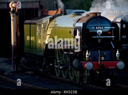 60163 Tornado ein Pfeffer A1 Pacific Lokomotive in Didcot Railway Centre, Oxfordshire, England, Großbritannien Stockfoto
