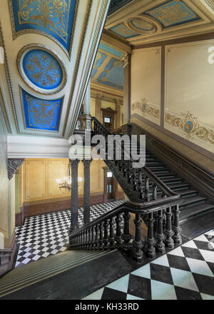 Die große Treppe im Michigan State Capitol in Lansing, Michigan Stockfoto