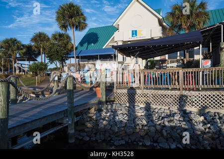 Port Saint Joe Marina, Florida USA Stockfoto