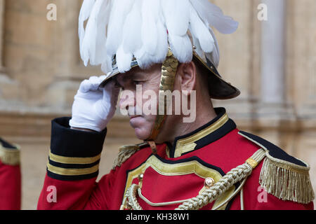 Jedes Jahr im September in Málaga der Tag der Virgen de la Victoria gefeiert wird. Der 8. September, wenn die Prozession stattfindet. Stockfoto