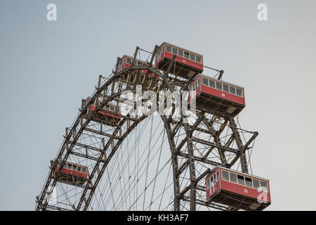 Riesenrad, Prater, Wien, Österreich, 26. August 2017 Stockfoto