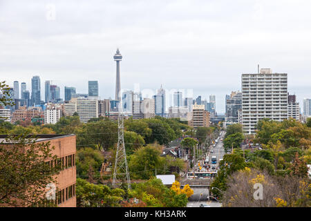 Blick über die Stadt Toronto. Provinz Ontario, Kanada. Stockfoto