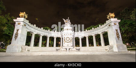 Kammer von Benito Juarez (Hemiciclo a Benito Juárez). Neoklassizistisches Denkmal aus Marmor für Benito Juarez, Mexikos ersten indigenen Präsidenten. Standort Stockfoto