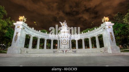 Kammer des Benito Juarez (hemiciclo eine Benito Juárez). neoklassizistisches Denkmal aus Marmor zu Benito Juarez, Mexiko den ersten indigenen Präsidenten. Loca Stockfoto