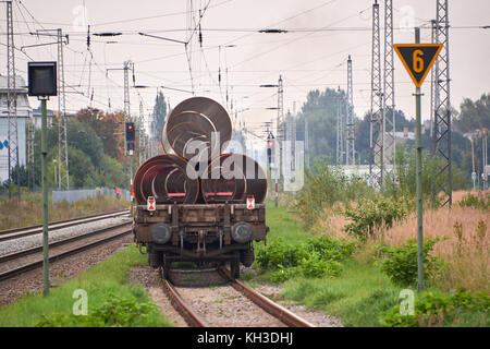Neue gas piplines zum Ziel für eugal transportiert Stockfoto