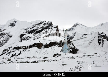 Kirgisien, Tien Shan, der Khan Tengri Gletscher Stockfoto