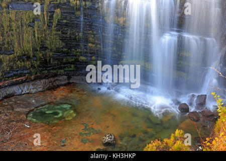 Wasserfall auf allt na dunaiche Isle of Skye Stockfoto