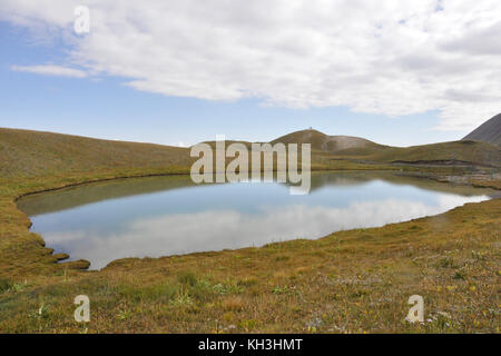 Kirgisistan, Lenin pick Basislager Stockfoto