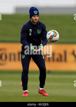 Wes Hoolahan, Irlands Republik, während einer Trainingseinheit im FAI National Training Centre, Dublin. Stockfoto