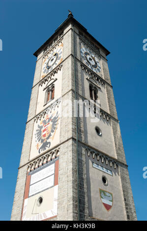 Wachturm (1564-1568) in Enns, Bezirk Linz-Land, Oberösterreich, Österreich, Europa Stockfoto