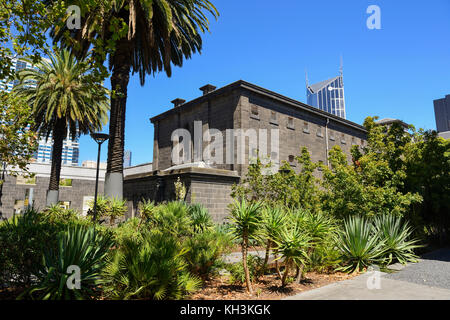 Old Melbourne Gaol auf Russell Street in Melbourne, Victoria, Australien Stockfoto