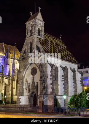 Gotische Kapelle St. Michael in Kosice, Kosicky krajj, Slowakei, Europa Stockfoto