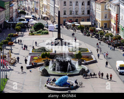 Hauptplatz nam. SNP in Banska Bystrica, Banskobystricky kraj, Slowakei, Europa Stockfoto