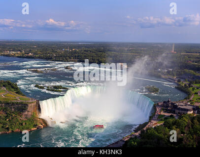 Niagara Falls, Luftaufnahme, Kanada, Ontario Stockfoto