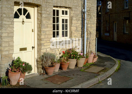 Northleach, eine klassische Cotswold Village in Gloucestershire England Großbritannien Stockfoto