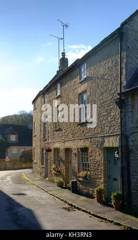 Northleach, eine klassische Cotswold Village in Gloucestershire England Großbritannien Stockfoto