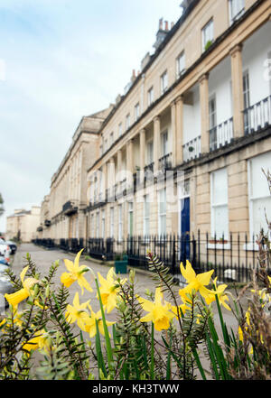 Vyvyan Terrasse in Clifton, Bristol, Großbritannien Stockfoto