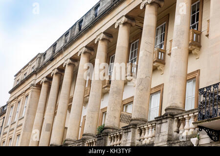 Vyvyan Terrasse in Clifton, Bristol, Großbritannien Stockfoto