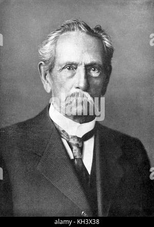 Karl Friedrich Benz, Carl Benz, deutscher Motorenbauer und Automobilingenieur Karl Benz. Carl Benz, der Erfinder des Automobils Stockfoto