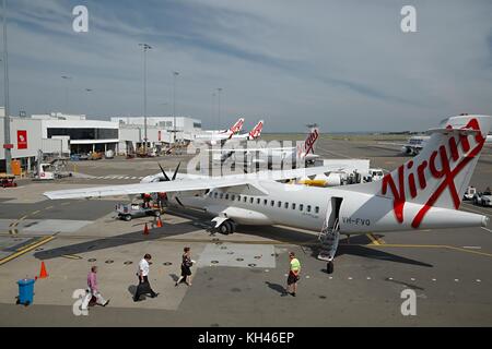 Flugzeuge am Flughafen Sydney Stockfoto