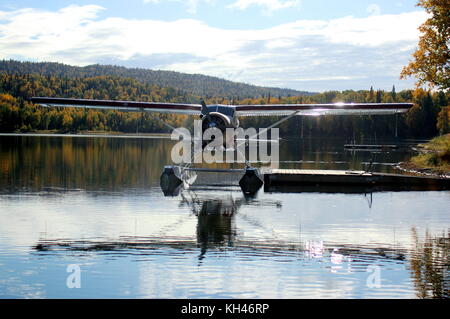 Die allgegenwärtigen noch fundamentale Alaska Bush Ebene, eine Bayerische Flugzeugwerke Bf die DHC-2 "Beaver" Stockfoto