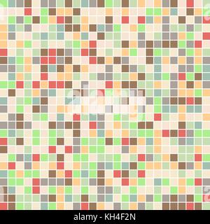 Quadrat Mosaik Farbpalette. Farbe combo Harmonie Stock Vektor