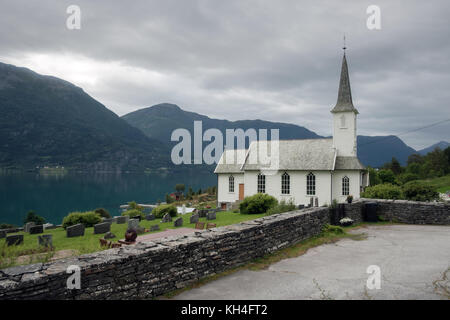 Typische Christentum Kirche in Norwegen Stockfoto