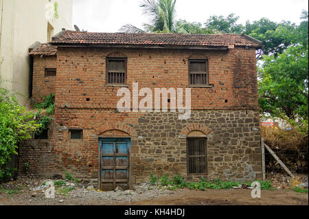 Altes Haus, miraj, Maharashtra, Indien, Asien - stp 259741 Stockfoto