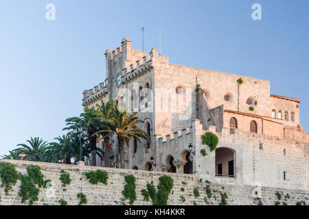 Rathaus in Ciutadella, Menorca Stockfoto