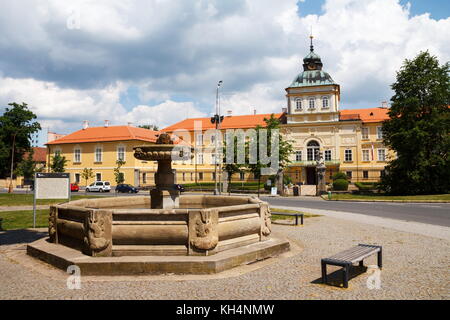 Barock-klassizistischen neuen Chateau horovice in Böhmen, tschechische Republik, Europa Stockfoto