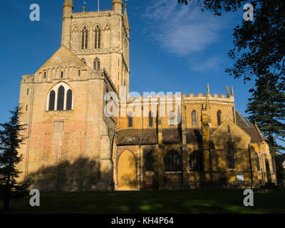 Geisa Abtei wurde Angelsächsischen Abtei jetzt Anglikanische Pfarrkirche die Kirche des Heiligen Kreuzes Worcestershire England Großbritannien Stockfoto