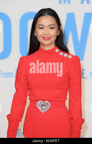 Die Gala-Vorführung der BFI LFF-Patrons von "Downsizing" fand am Odeon Leicester Square statt - Ankünfte mit: Hong Chau Where: London, Vereinigtes Königreich Wann: 13 Oct 2017 Credit: Mario Mitsis/WENN.com Stockfoto