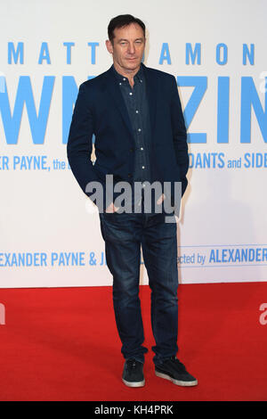 Die Gala-Vorführung der BFI LFF-Patrons von "Downsizing" fand am Odeon Leicester Square statt - Ankünfte mit: Jason Isaacs Where: London, Vereinigtes Königreich Wann: 13 Oct 2017 Credit: Mario Mitsis/WENN.com Stockfoto