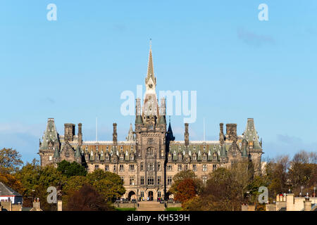 Ansicht des Fettes College in Edinburgh, Schottland, Großbritannien Stockfoto