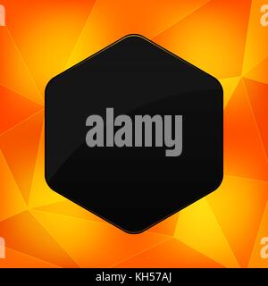 Hexagon Banner mit abstrakten Hintergründe. vector Abbildung im EPS 10. Stock Vektor