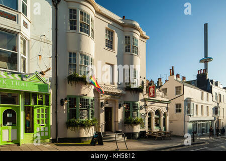 Das Stadtzentrum von Brighton, East Sussex, England. Stockfoto