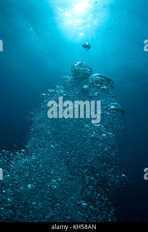 Luftblasen Stockfoto