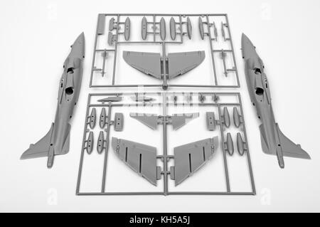 1/48 scale Royal Navy Sea Harrier FRS.1 Modell Teile Stockfoto