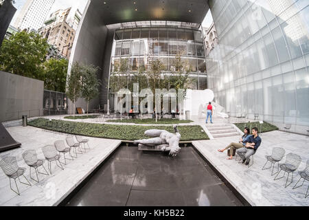 Den Abby Aldrich Rockefeller Sculpture Garden, MoMa das Museum of Modern Art, New York City, Vereinigte Staaten von Amerika. U.S.A Stockfoto