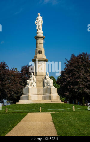 Soldaten National Monument, Gettysburg National Military Park, Pennsylvania, USA. Stockfoto